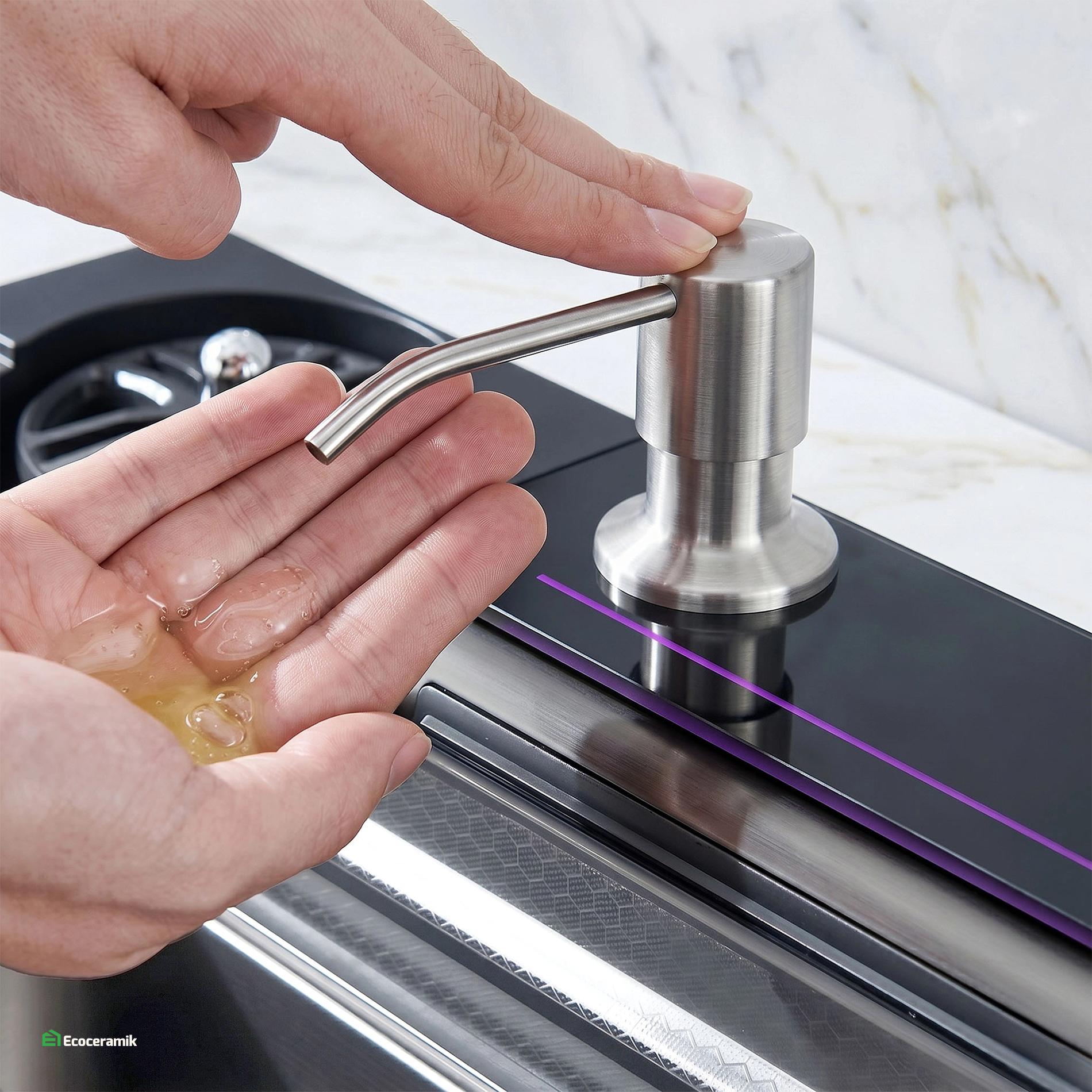 Lavadero de cocina Multifuncional 7 teclas MAX ACERO SUS 304 c/Plateado - Premium