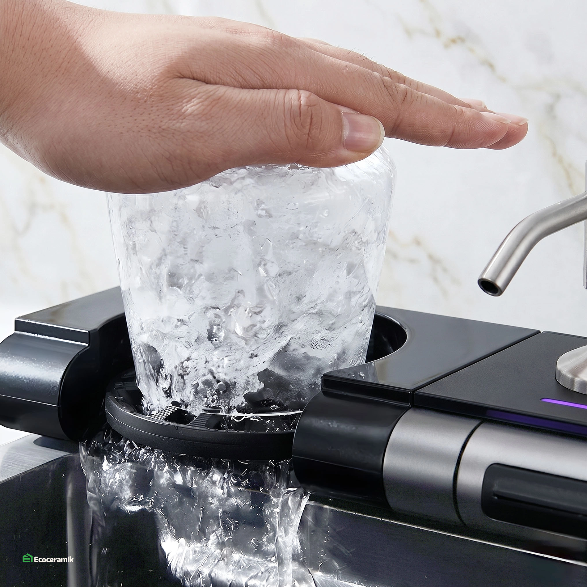 Lavadero de cocina Multifuncional 7 teclas MAX ACERO SUS 304 c/Plateado - Premium